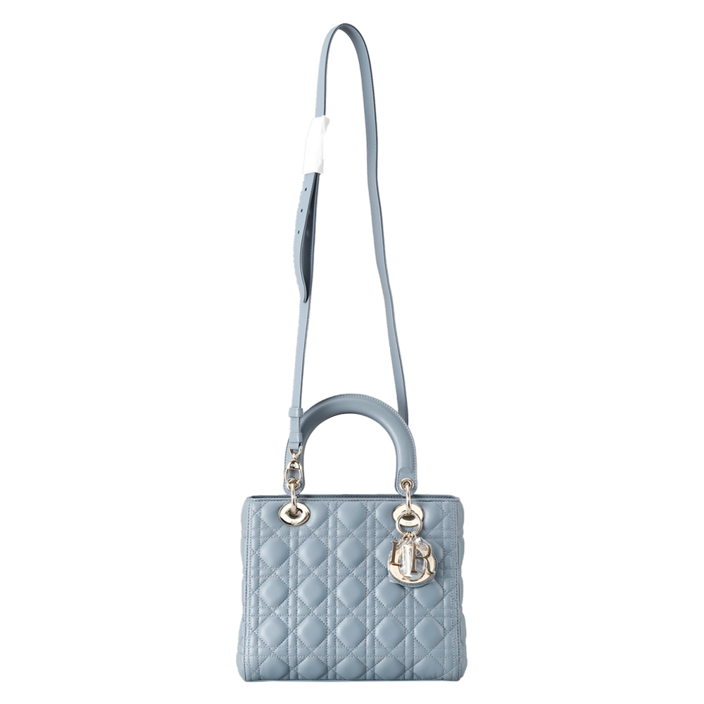 CHRISTIAN DIOR(USED)크리스찬디올 레이디디올 미듐 스카이블루